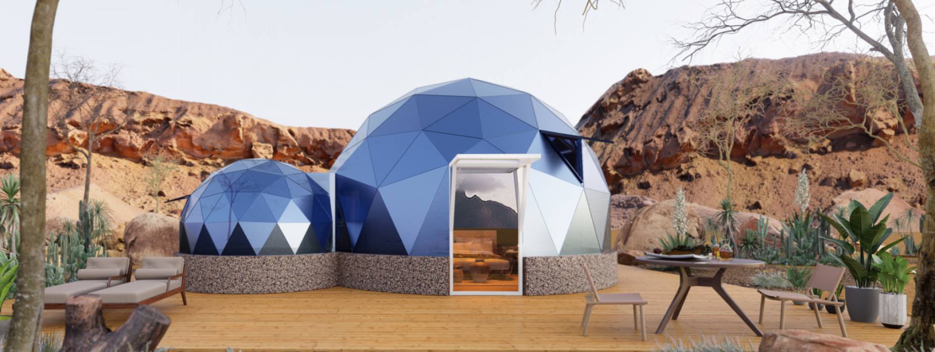 珙县球形智能光伏玻璃星空房